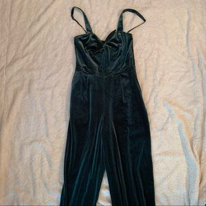 Abercrombie & Fitch Velvet Jumpsuit